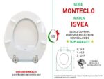 Copriwater Monteclo Isvea legno rivestito in resina poliestere bianco - immagine 2
