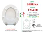 Copriwater Sabrina Falerii legno rivestito in resina poliestere bianco - immagine 2