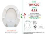 Copriwater Topazio GSI legno rivestito in resina poliestere bianco - immagine 2