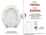 Copriwater Vienna Europa legno rivestito in resina poliestere bianco - immagine 2