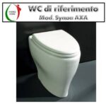 Copriwater Synua Axa legno rivestito in resina poliestere bianco - immagine 3