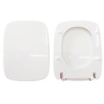 Copriwater Esedra Catalano legno rivestito in resina poliestere bianco come originale