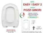 Copriwater Easy Pozzi Ginori termoindurente bianco Soft Close Originale - immagine 2
