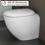 Copriwater Easy Pozzi Ginori termoindurente bianco Soft Close Originale - immagine 3
