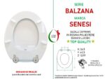 Copriwater Balzana Senesi legno rivestito in resina poliestere bianco - immagine 2