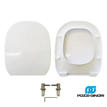 Copriwater 500 Pozzi Ginori termoindurente bianco Originale
