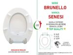 Copriwater Brunello Senesi legno rivestito in resina poliestere bianco - immagine 2