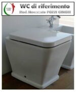Copriwater Novecento Pozzi Ginori termoindurente bianco Soft Close Originale - immagine 3