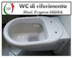 Copriwater Pegaso Hidra legno rivestito in resina poliestere bianco - immagine 3