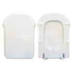 Copriwater Serie 81 Astra legno rivestito in resina poliestere bianco