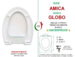 Copriwater Amica Globo termoindurente bianco - immagine 2