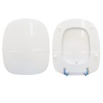 Copriwater Bahia 2 Vavid legno rivestito in resina poliestere bianco