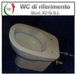 Copriwater X2 GSI legno rivestito in resina poliestere bianco - immagine 3