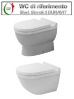 Copriwater Starck 3 Duravit termoindurente bianco Soft Close Originale - immagine 3