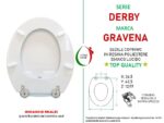 Copriwater Derby Gravena legno rivestito in resina poliestere bianco - immagine 2