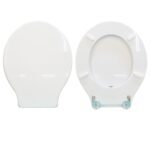 Copriwater Neoclassica Sbordoni legno rivestito in resina poliestere bianco