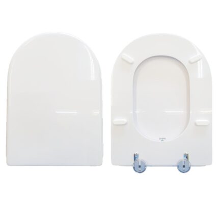 Copriwater Fiorile Sospeso Ideal Standard legno rivestito in resina poliestere bianco