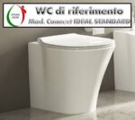 Copriwater Connect Ideal Standard termoindurente bianco Originale - immagine 3