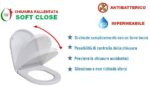 Copriwater Citterio Pozzi Ginori Geberit termoindurente bianco Soft Close Originale - immagine 4