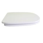 Copriwater Quinta Monoblocco Pozzi Ginori legno rivestito in resina poliestere bianco - immagine 3