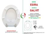 Copriwater Egira Galvit legno rivestito in resina poliestere bianco - immagine 2