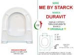 Copriwater Me By Starck Duravit termoindurente bianco Originale - immagine 2