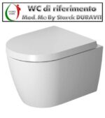 Copriwater Me By Starck Duravit termoindurente bianco Originale - immagine 3
