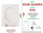 Copriwater Edge Quadra Eos legno rivestito in resina poliestere bianco - immagine 2