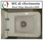 Copriwater Edge Quadra Eos legno rivestito in resina poliestere bianco - immagine 3