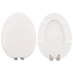 Copriwater Ultra Pozzi Ginori legno rivestito in resina poliestere bianco