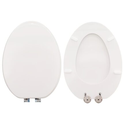 Copriwater Ultra Pozzi Ginori legno rivestito in resina poliestere bianco