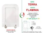 Copriwater Terra Flaminia legno rivestito in resina poliestere bianco - immagine 2