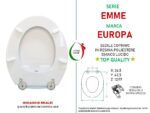 Copriwater Emme Europa legno rivestito in resina poliestere bianco - immagine 2