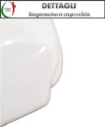 Copriwater Fiesta Catalano legno rivestito in resina poliestere bianco - immagine 3