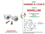 Ricambio Novellini Cuscinetti Star R anta SX 2 binari - immagine 2