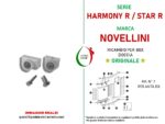 Ricambio Novellini Cuscinetti Star R anta DX 2 binari - immagine 2
