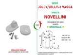 Ricambio Novellini Supporto scorrevole anta inferiore Jolly vasca - immagine 4