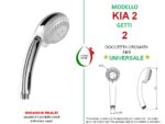 Doccetta Kia 2 in ABS cromato 2 getti - immagine 2