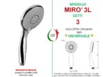 Doccetta Mirò 3L in ABS cromato 3 getti - immagine 2