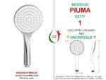 Doccetta Piuma in ABS cromato monogetto - immagine 2