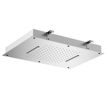 Soffione Doccia Atlante da incasso acciaio inox 3 getti
