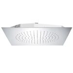 Soffione Doccia Oceano da incasso acciaio inox monogetto