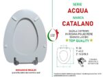 Copriwater Acqua Catalano legno rivestito in resina poliestere bianco - immagine 2