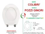 Copriwater Colibrì Pozzi Ginori legno verniciato bianco Carrara & Matta - immagine 2