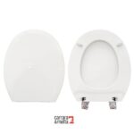 Copriwater Lei Globo legno verniciato bianco Carrara & Matta