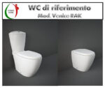 Copriwater Venice Rak termoindurente bianco Originale - immagine 4