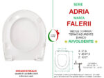 Copriwater Adria Falerii termoindurente avvolgente bianco - immagine 2