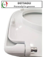 Copriwater Aida Falerii termoindurente avvolgente bianco - immagine 4