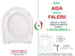 Copriwater Aida Falerii termoindurente avvolgente bianco - immagine 2