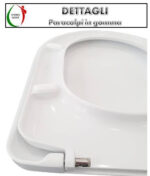 Copriwater Quadrarco Dolomite termoindurente avvolgente bianco - immagine 4